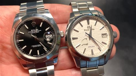 grand Seiko snowflake vs Rolex